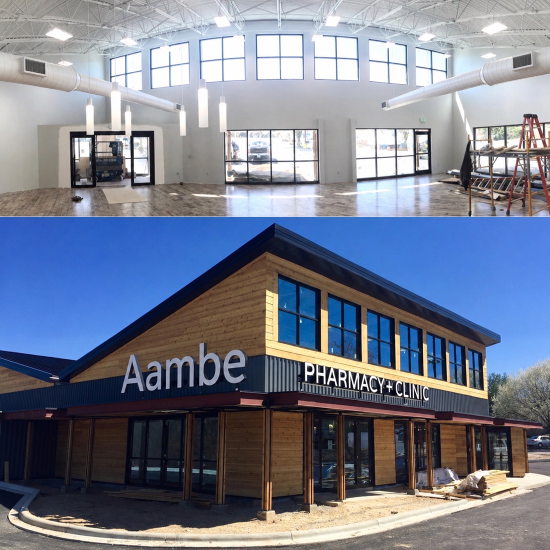 Aambe Pharmacy + Clinic, a completed Apex Group healthcare facility